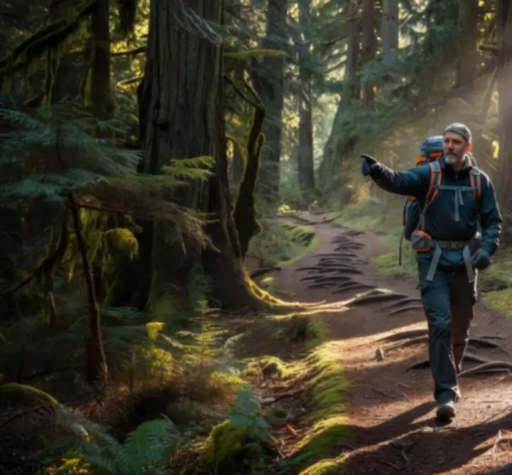 Społeczność turystów górskich na szlaku